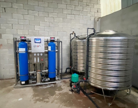 崇左市某石漆廠0.5噸反滲透純凈水設備